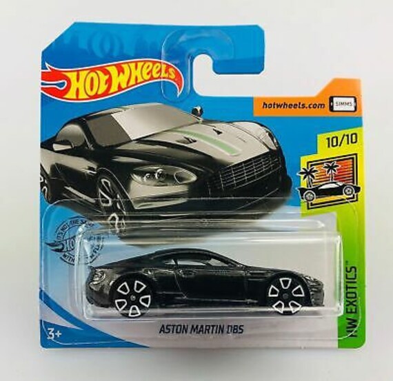Hot Wheels Aston Martin DBS Black HW Exotics Perfect Birthday Gift Role Playing Miniature Toy Car
