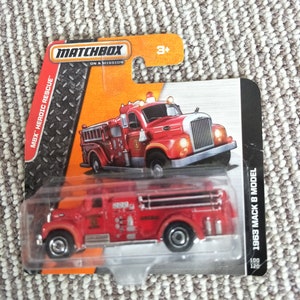 Matchbox 1963 Mack B Model Red MBX Heroic Rescue Perfect Birthday Gift Role Playing Miniature Toy Car image 1