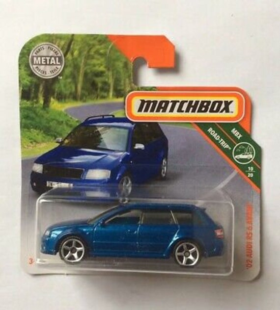 Matchbox '02 Audi RS 6 Avant Blue MBX Road Trip Boxed 