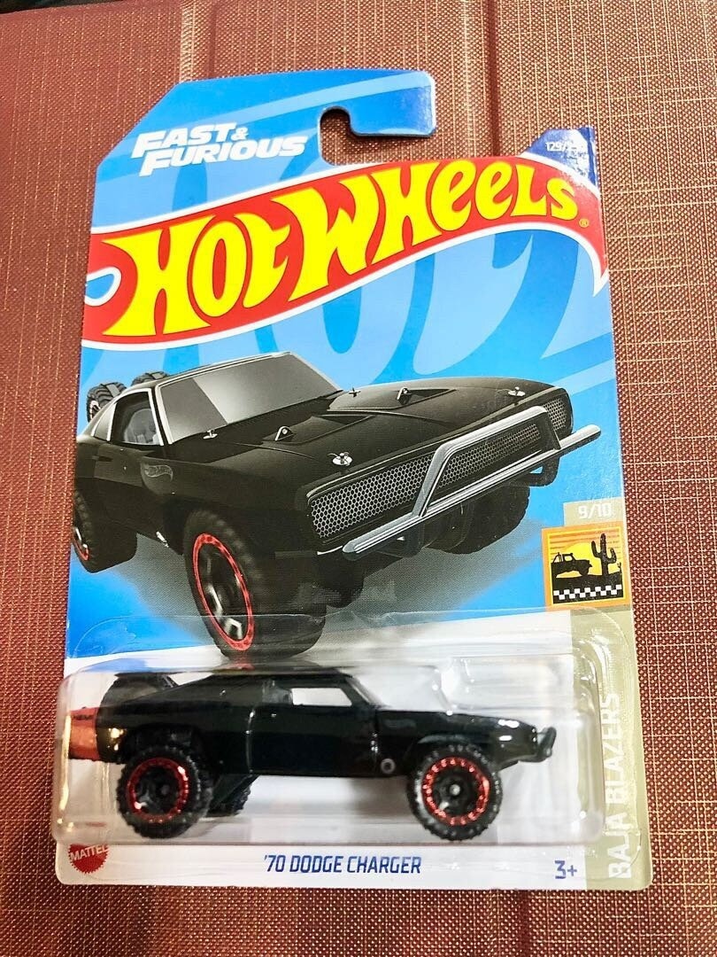 Hot Wheels 1970 Dodge Charger Black HW Baja Blazers - Etsy