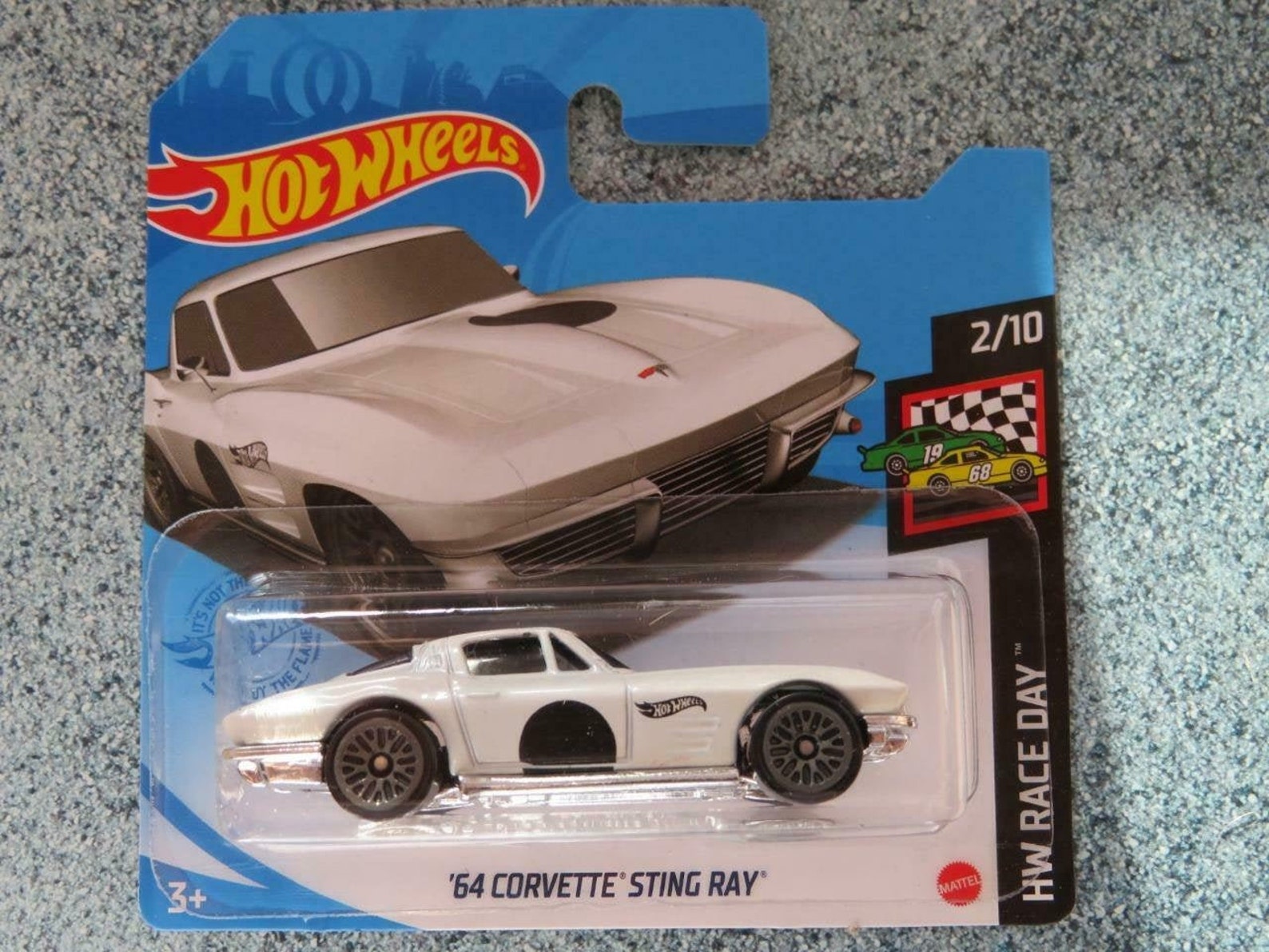 Hot Wheels '64 Corvette Stingray White HW Race Day | Etsy