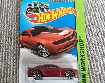 Hot Wheels Chevy Camaro Special Edition Red HW Workshop  Perfect Birthday  GiftPerfect Birthday Gift Miniature Toy Car