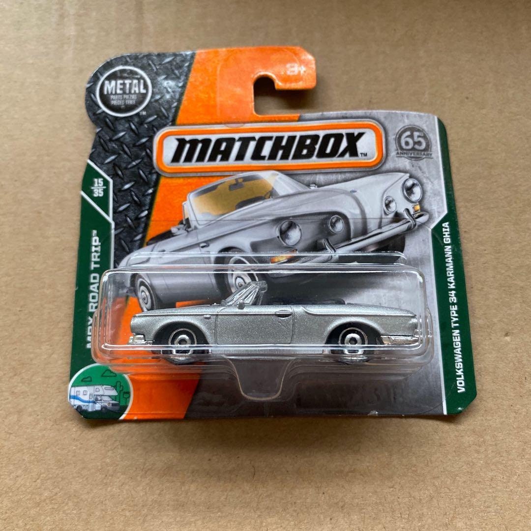 Matchbox Volkswagen Type 34 Karmann Ghia Silver Metal MBX Road | Etsy