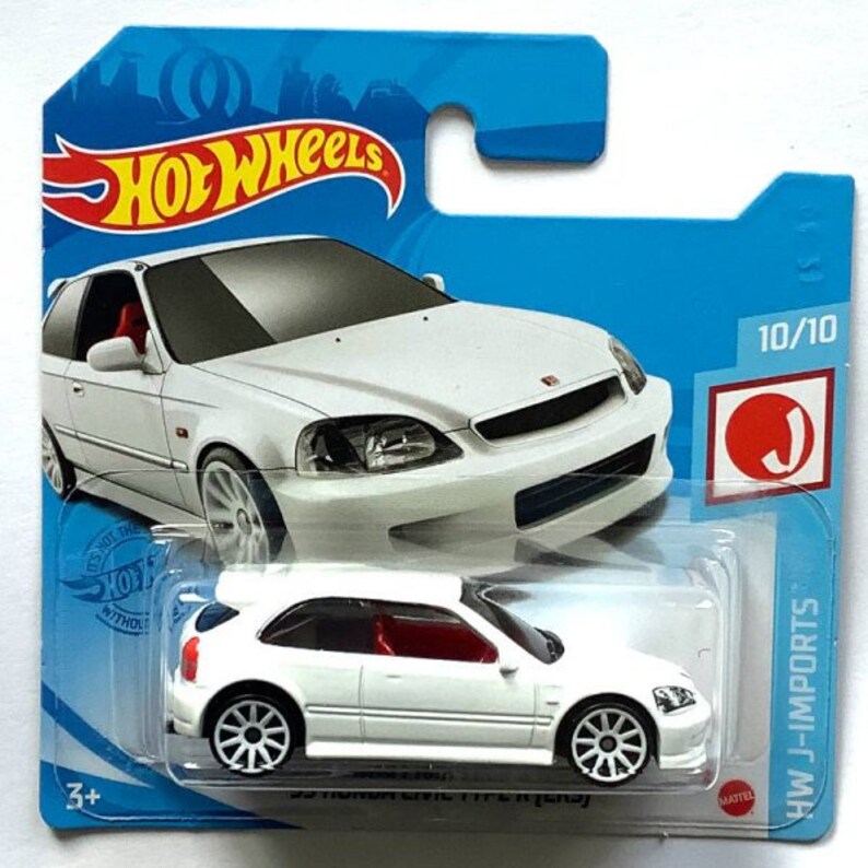 Hot Wheels 1999 Honda Civic Type R EK9 White HW Jimports Etsy