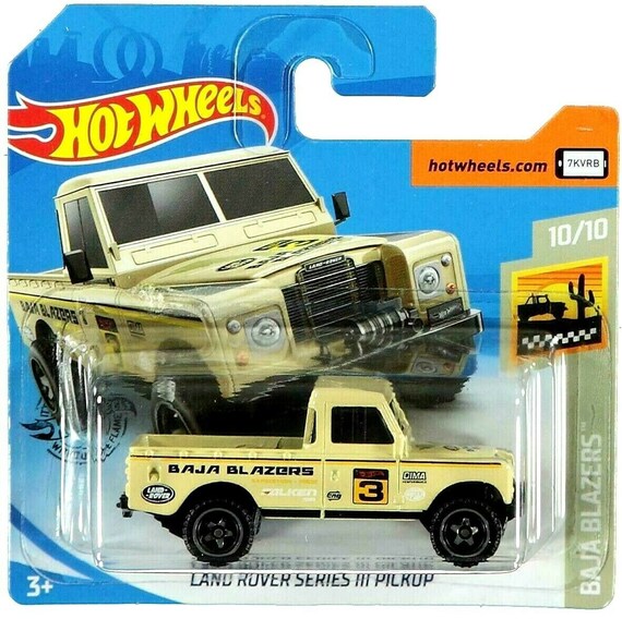 Hot Wheels Land Rover Series III Pickup Cream HW Baja Blazers