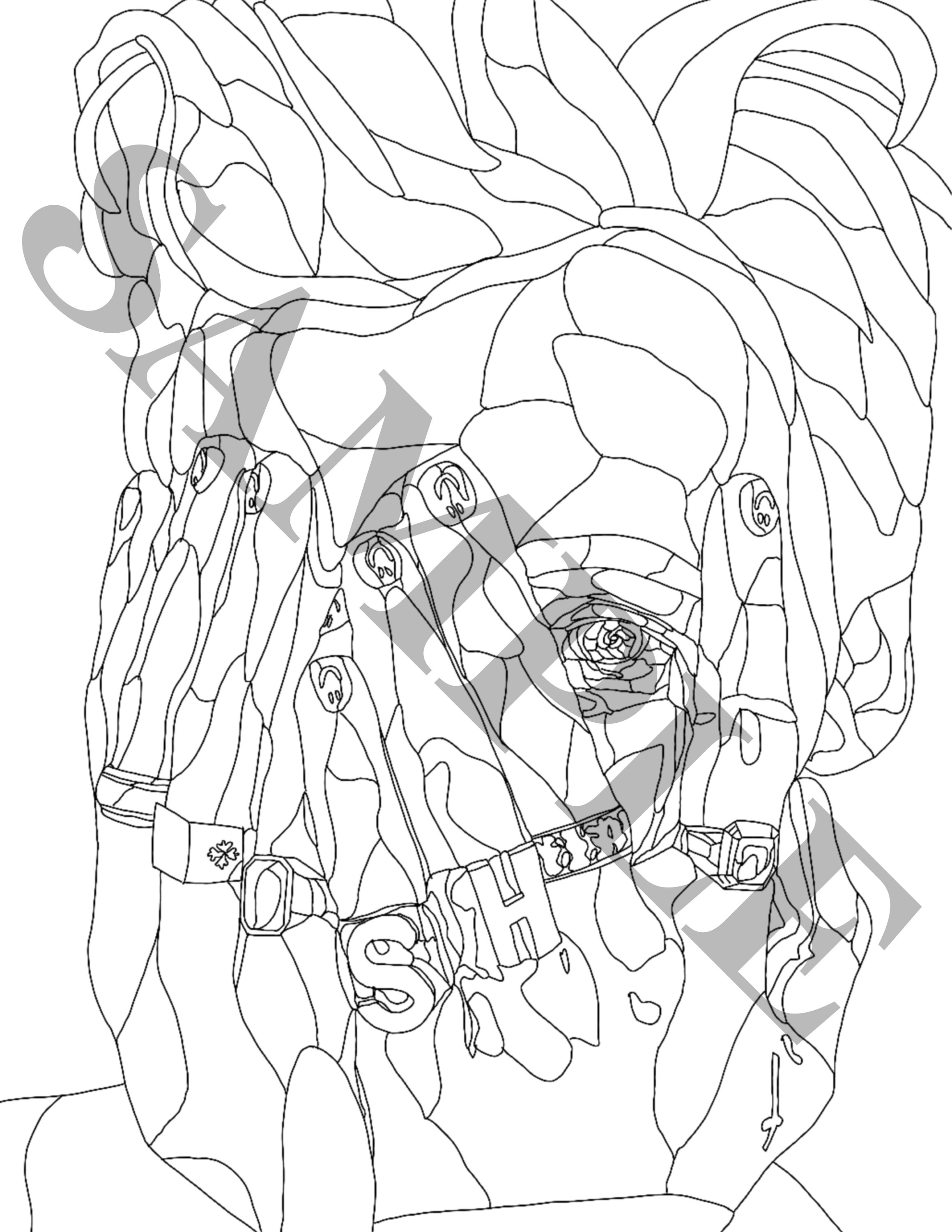 Harry Styles Coloring Book Digital Download | Etsy