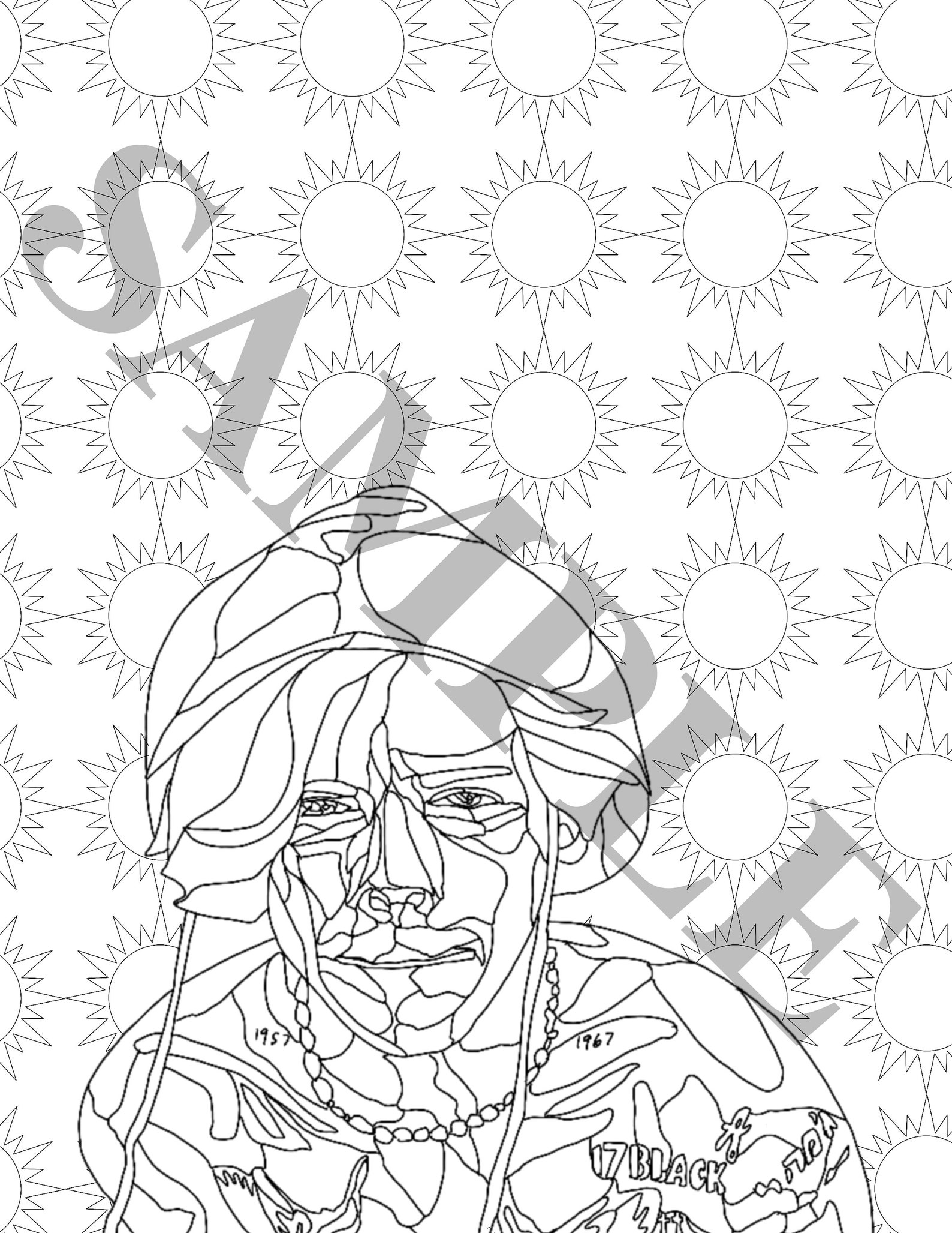 Harry Styles Coloring Book Digital Download Etsy UK