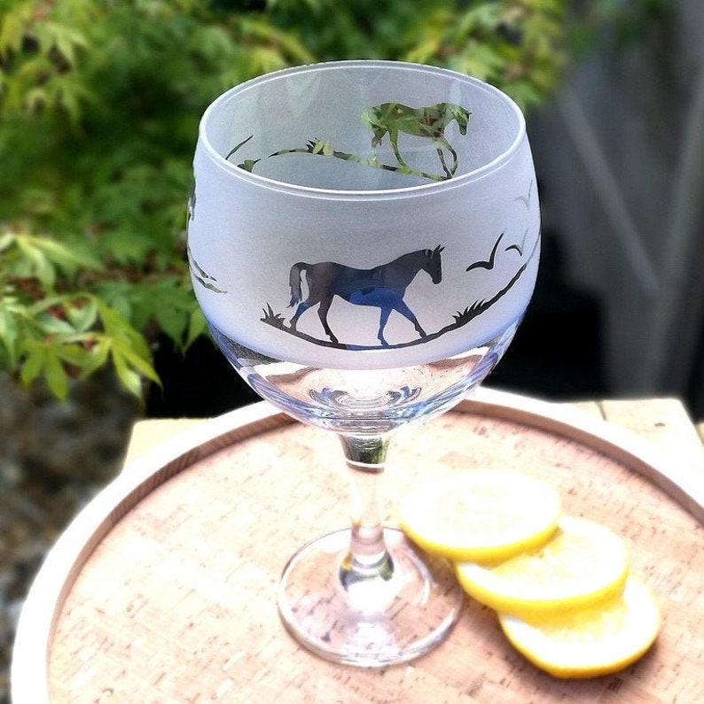 Gin Glass Horse image 1