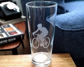 Pint Glass - Cycling