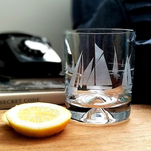 Hand Etched Tumbler - Flotilla - 305ml