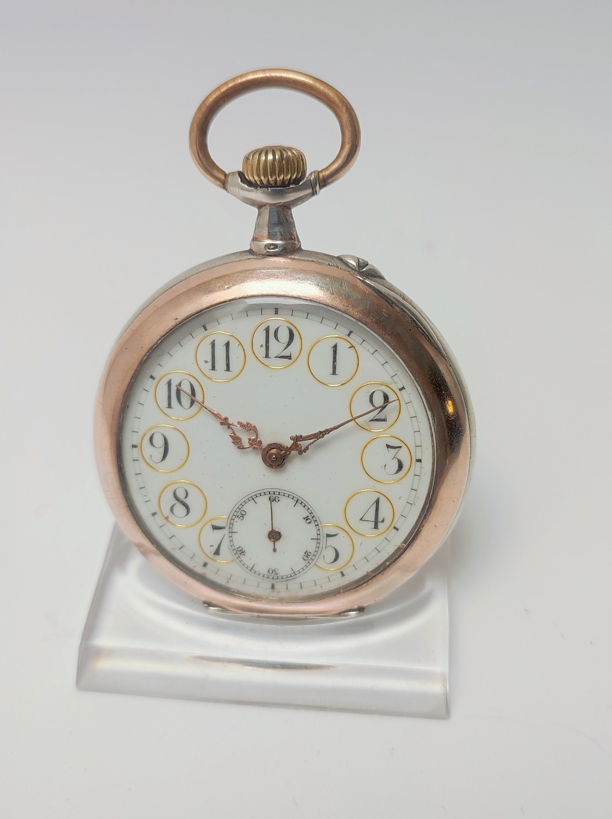 REMONTOIR CYLINDRE 10 RUBIS žepna Ura Pocket Watch | Etsy