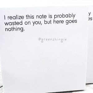 Funny Sticky Note Pad: Sarcastic Office Decor, Gift for Coworker
