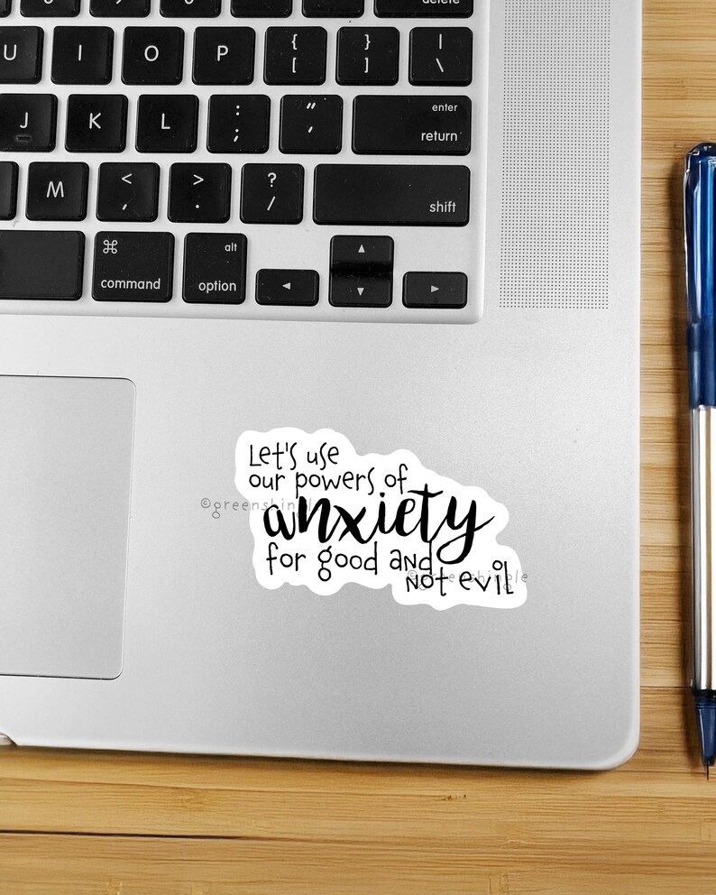My Favorite Murder Anxiety Sticker, Laptop Decal, True Crime Gift bild 4