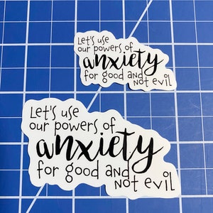 My Favorite Murder Anxiety Sticker, Laptop Decal, True Crime Gift bild 3
