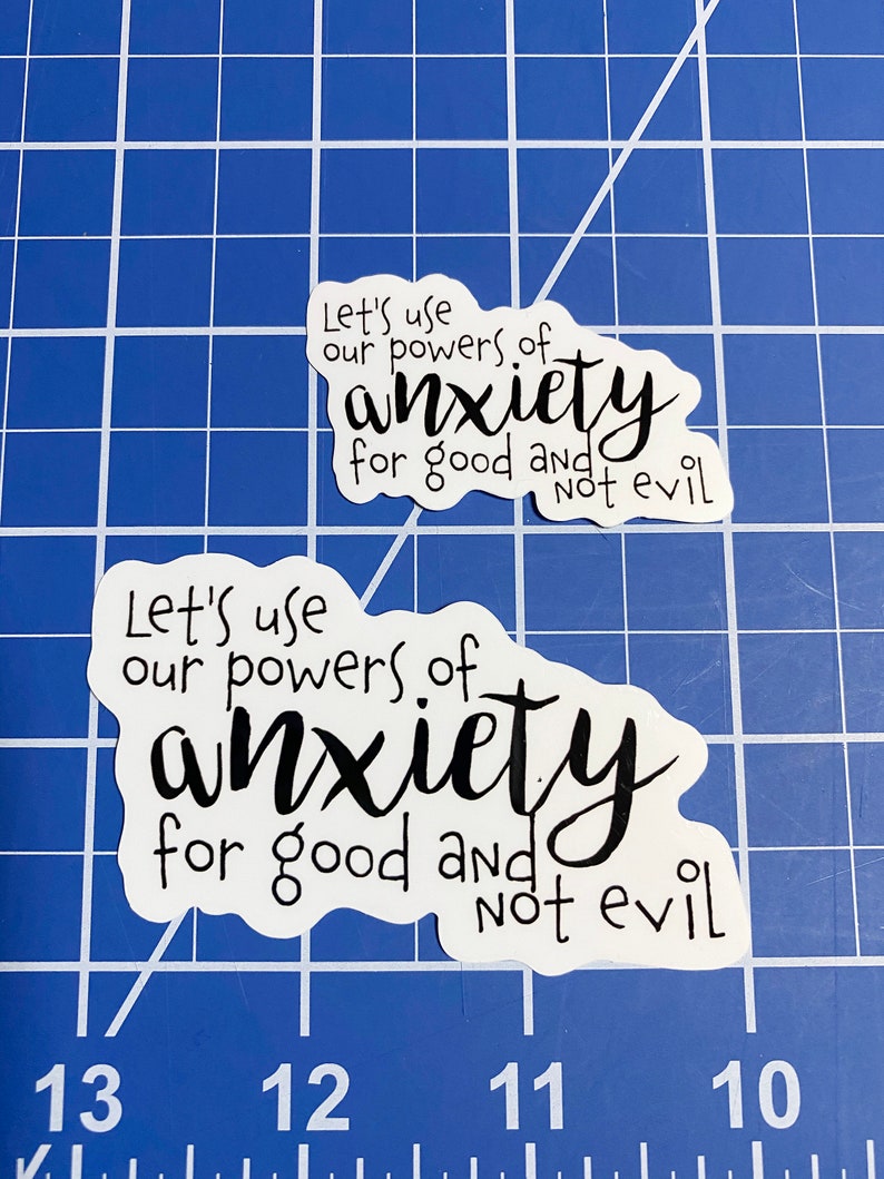 My Favorite Murder Anxiety Sticker, Laptop Decal, True Crime Gift bild 3