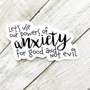My Favorite Murder Anxiety Sticker, Laptop Decal, True Crime Gift bild 2