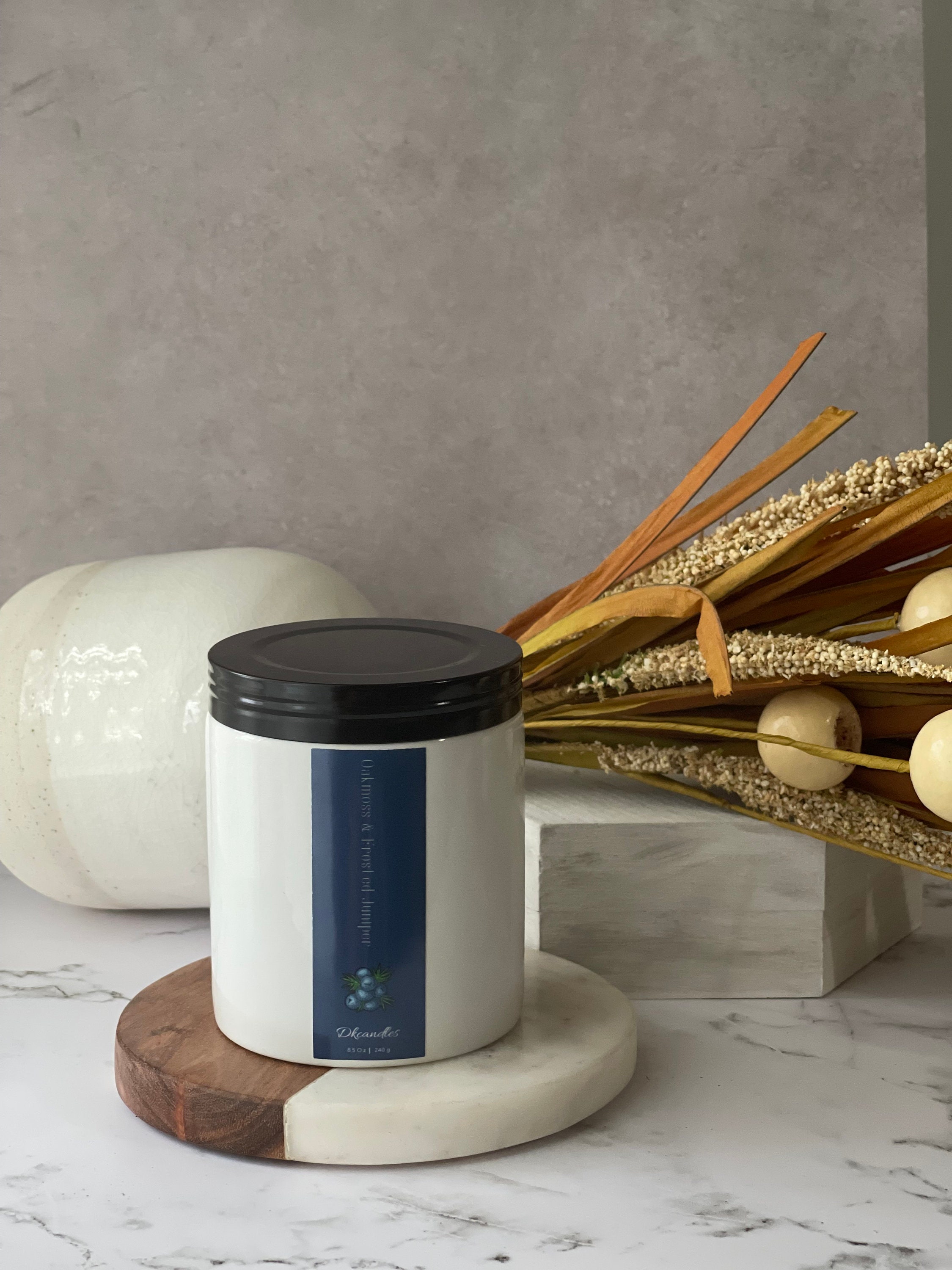 Oakmoss and Amber & Frosted Juniper Fragrance Oil Soy Candle Etsy