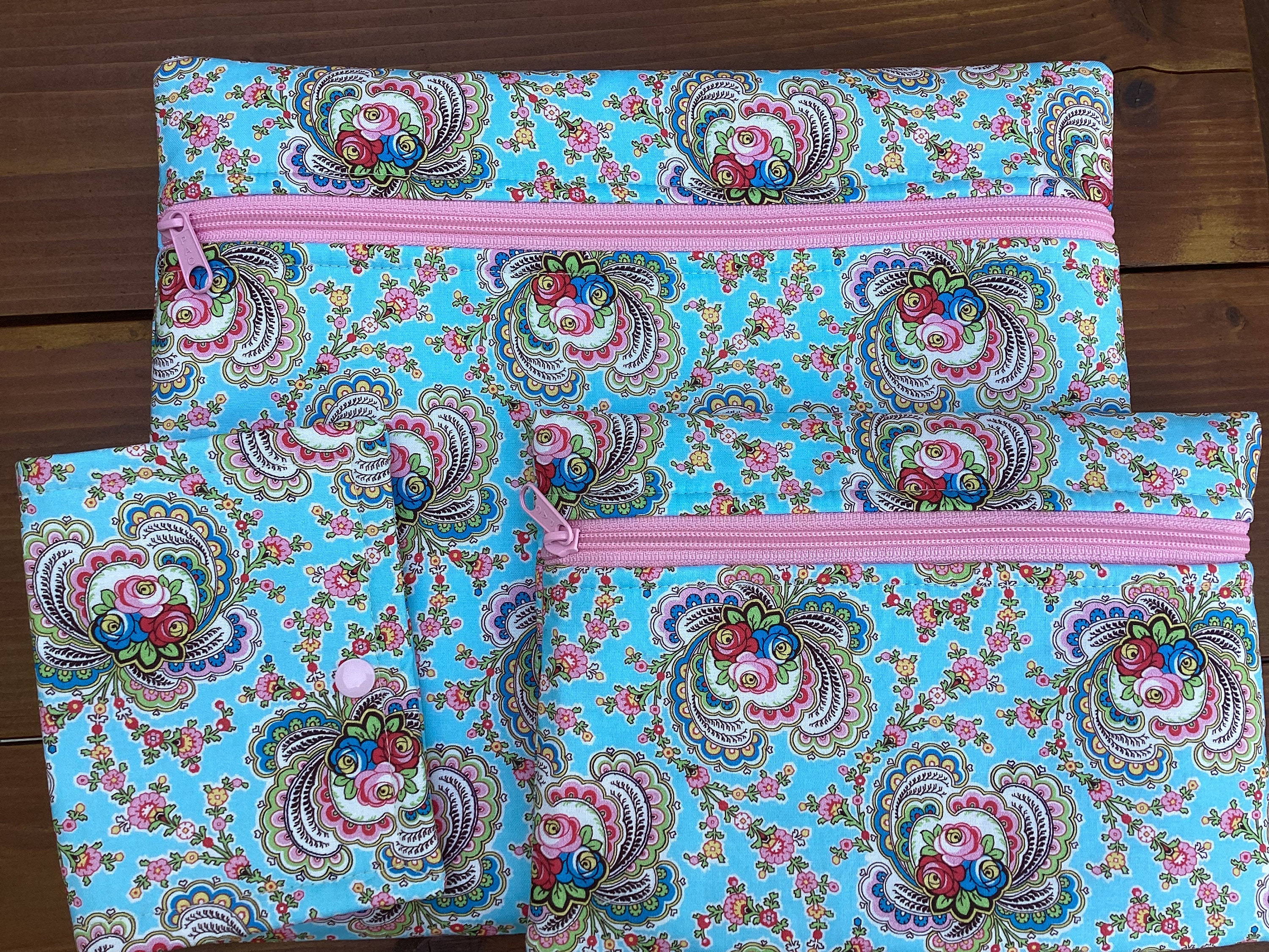 Lined Cross Stitch Embroidery Needlepoint Storage Project