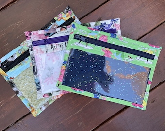 ADD a  Notions Pouch To Match Your Bag Pick Any Prints From My Shop