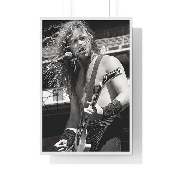 James Hetfield, Metallica, Heavy Metal, Thrash Metal, Hard Rock, Speed Metal, James Hetfield on Stage, Metallica Poster, Metallica Print