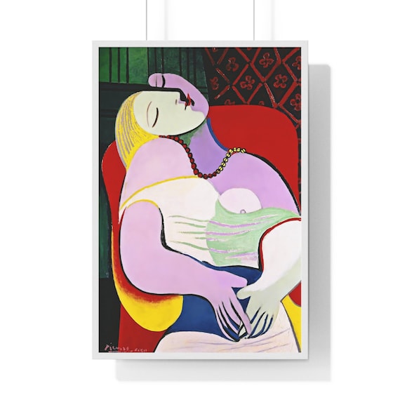 Pablo Picasso the Dream Art Print 1932 Surrealism Spanish Etsy