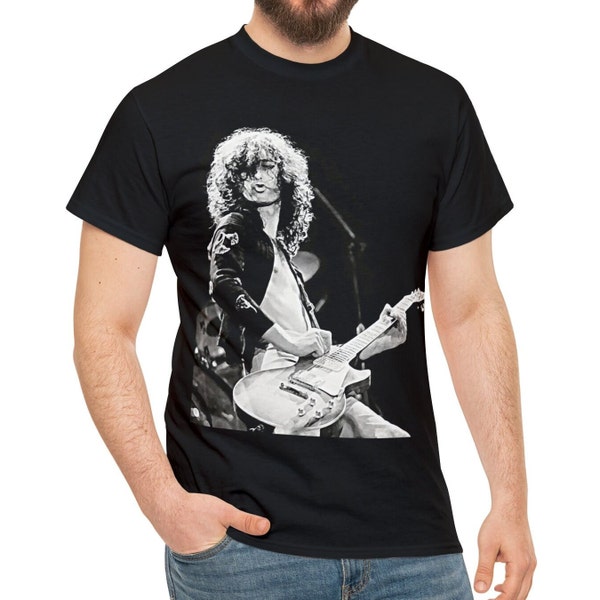 Jimmy Page, Led Zeppelin, Black Unisex T-Shirt, Jimmy Page Tee, ZoSo, Led Zeppelin Tee, Music T-Shirt, Led Zeppelin T-Shirt, Jimmy Page Gift