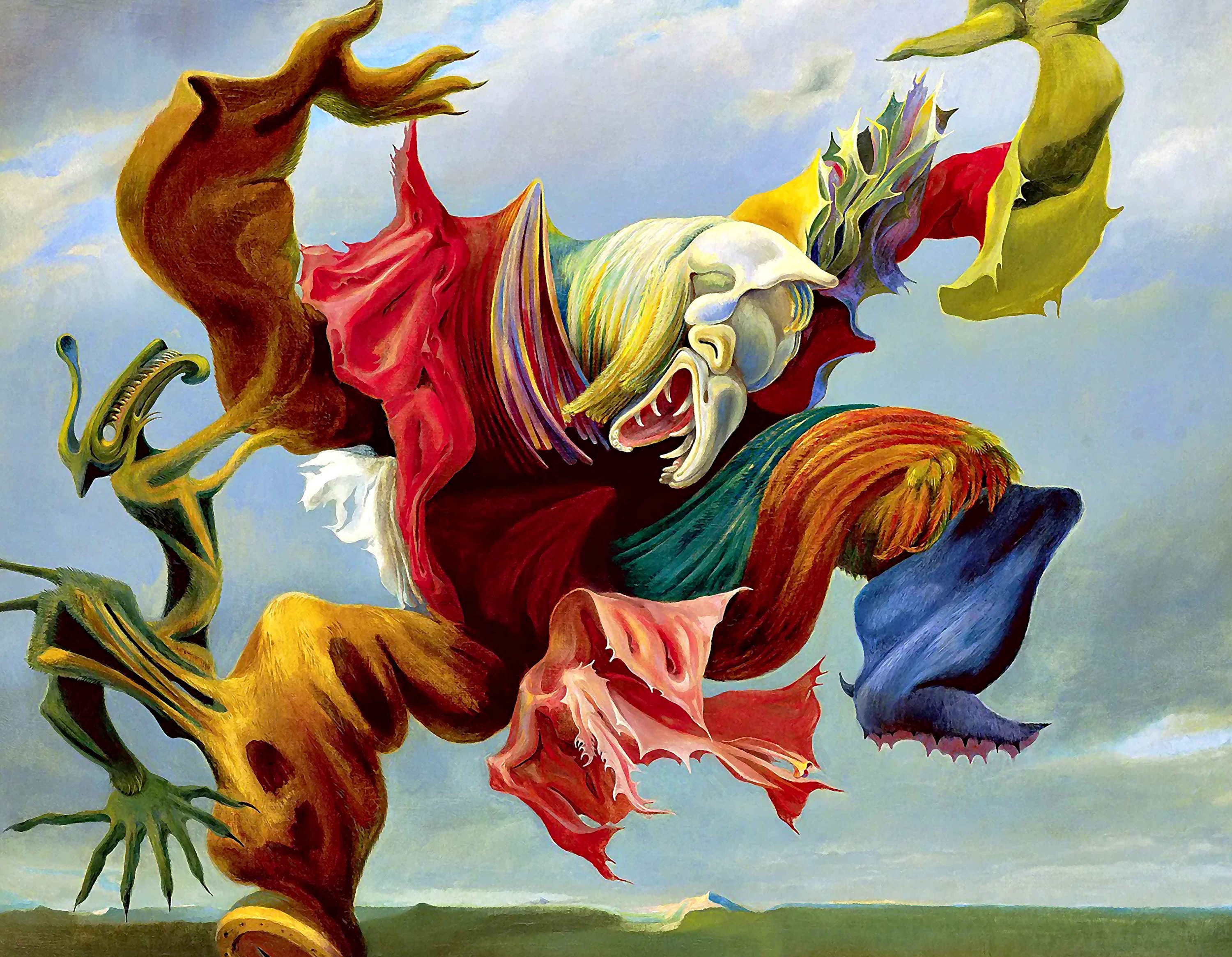 Max Ernst the Angel of the Home or the Triumph of Surrealism Etsy