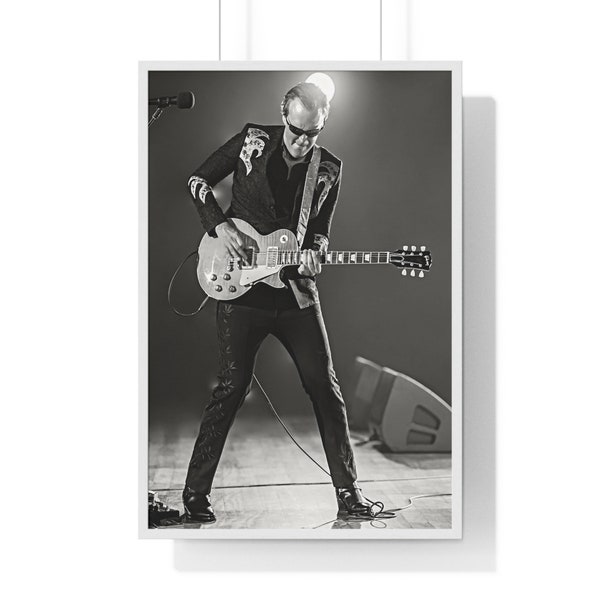 Joe Bonamassa on Stage, Blues Rock, American Guitarist, Joe Bonamassa Poster, Musician, Singer, Joe Bonamassa Print, Rock Music Poster