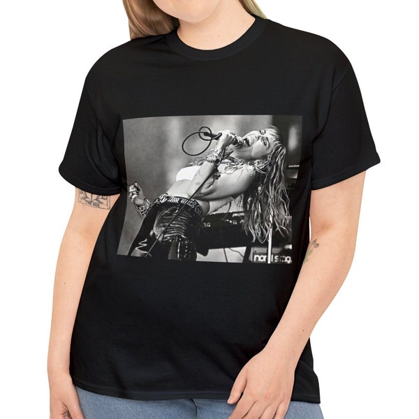 Miley Cyrus on Stage, Unisex T-Shirt, Miley Cyrus Tee, Pop Music T-Shirt, Miley Cyrus T-Shirt, Pop Star, Miley Cyrus Gift, Music Lover Gift