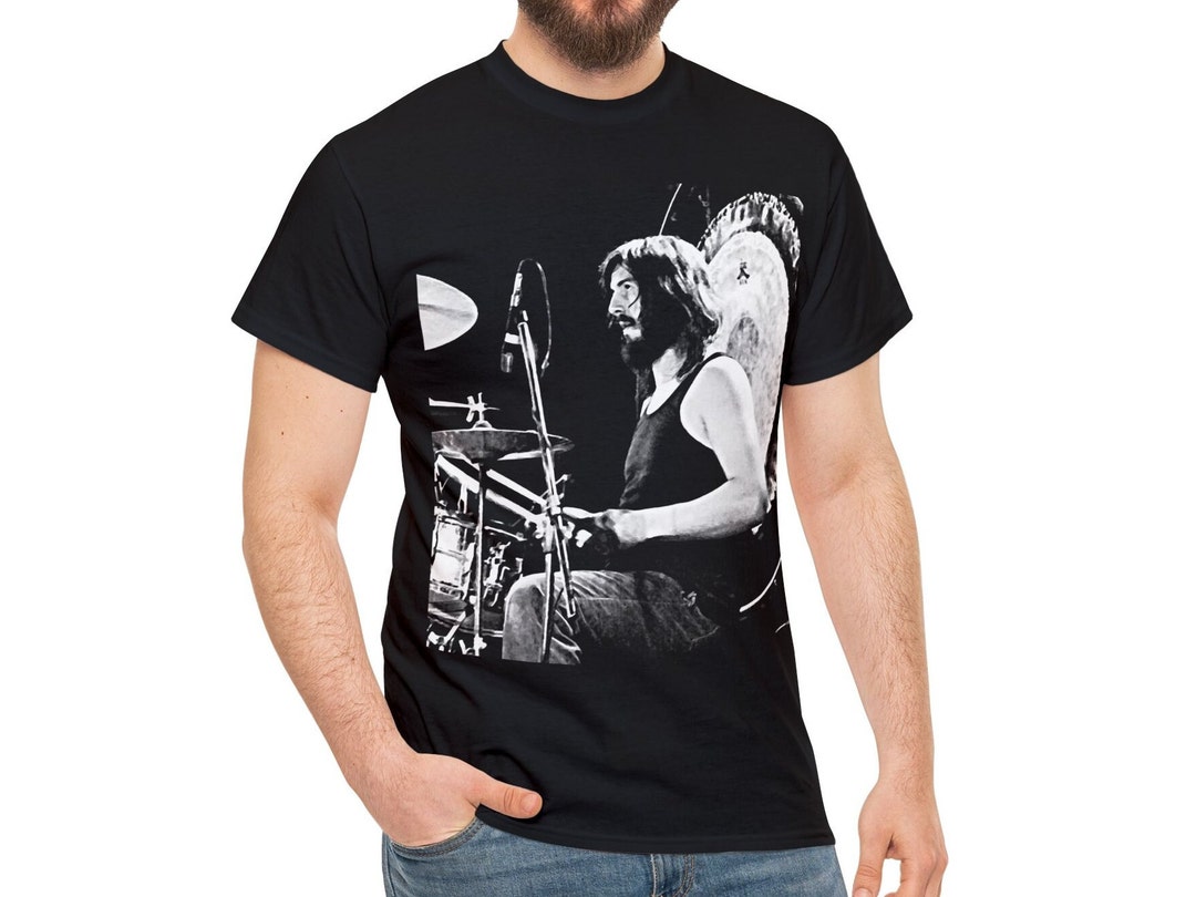 John Bonham, Bonzo, Led Zeppelin, Unisex Cotton T-shirt, John Bonham ...