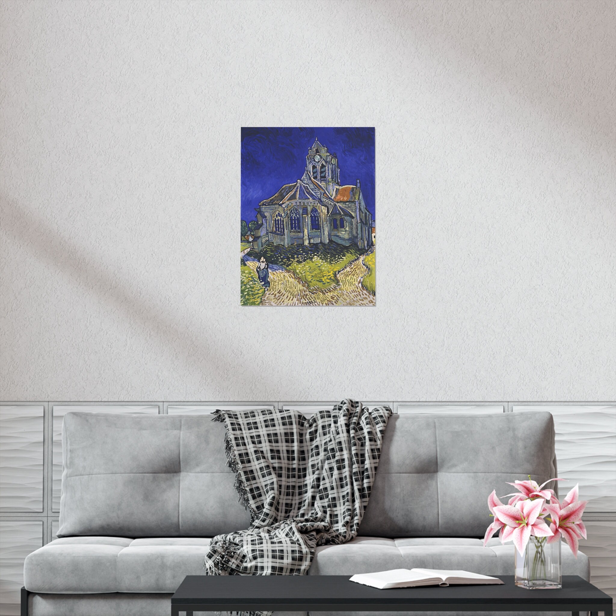 Vincent Van Gogh the Church in Auvers-sur-oise View From the - Etsy