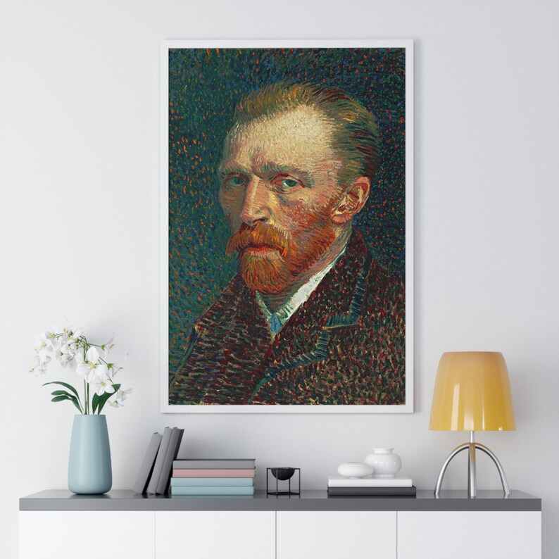 Vincent Van Gogh Selfportrait 1887 Art Print Dutch Painter Etsy