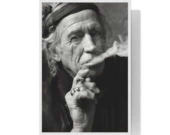 Keith Richards, Rolling Stones, Keith Richards Portrait, Rock and Roll, Rhythm and Blues, Hard Rock, Keith Richards Poster, Rock Legends