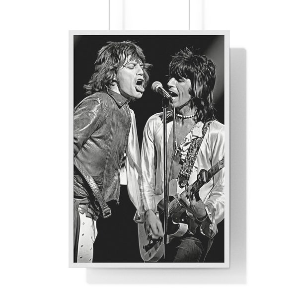 Mick Jagger, Keith Richards, Rolling Stones Concert, Rock Band, Rolling Stones Poster, Rock, Blues, Rock Legends Gift, Rolling Stones Print