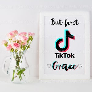 Personalized TikTok A4 Print (Unframed)