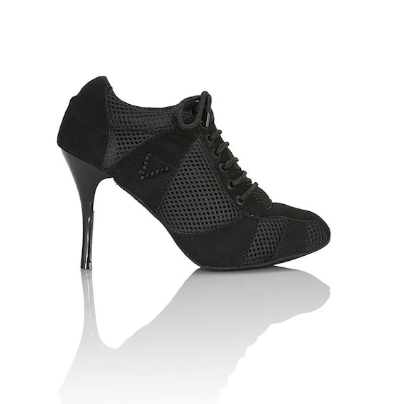 Black Sneaker Dance Booties Sneaker 