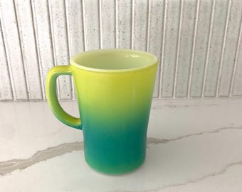 Agee Krone Pyrex türkis Kalk Becher