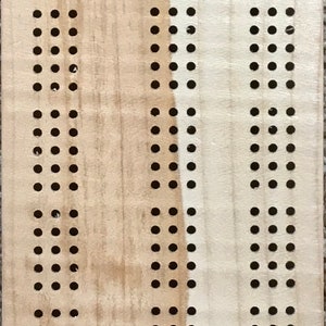 Spalted Maple Cribbage Board (2 Track or 3 Track) image 3
