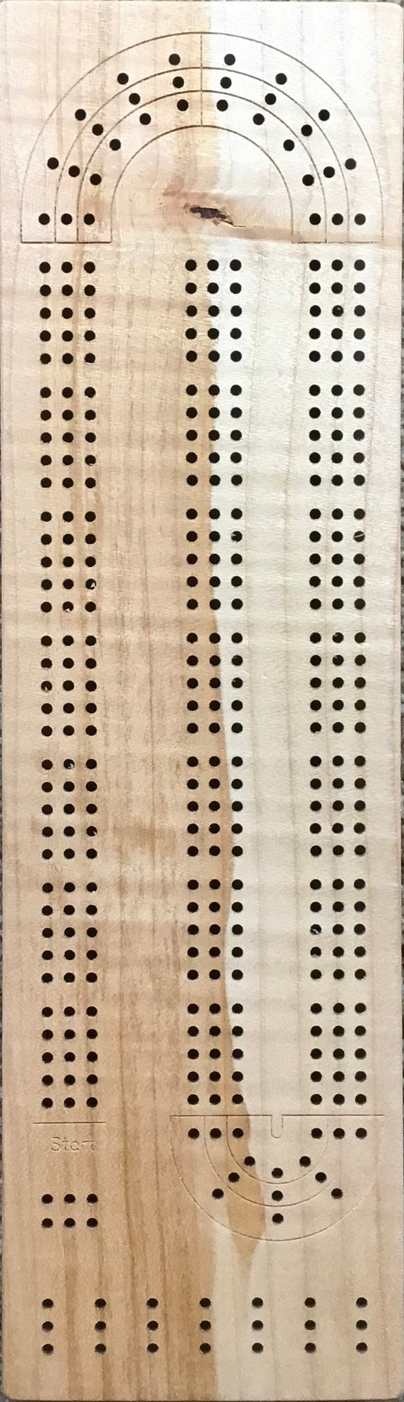Spalted Maple Cribbage Board (2 Track or 3 Track) image 3