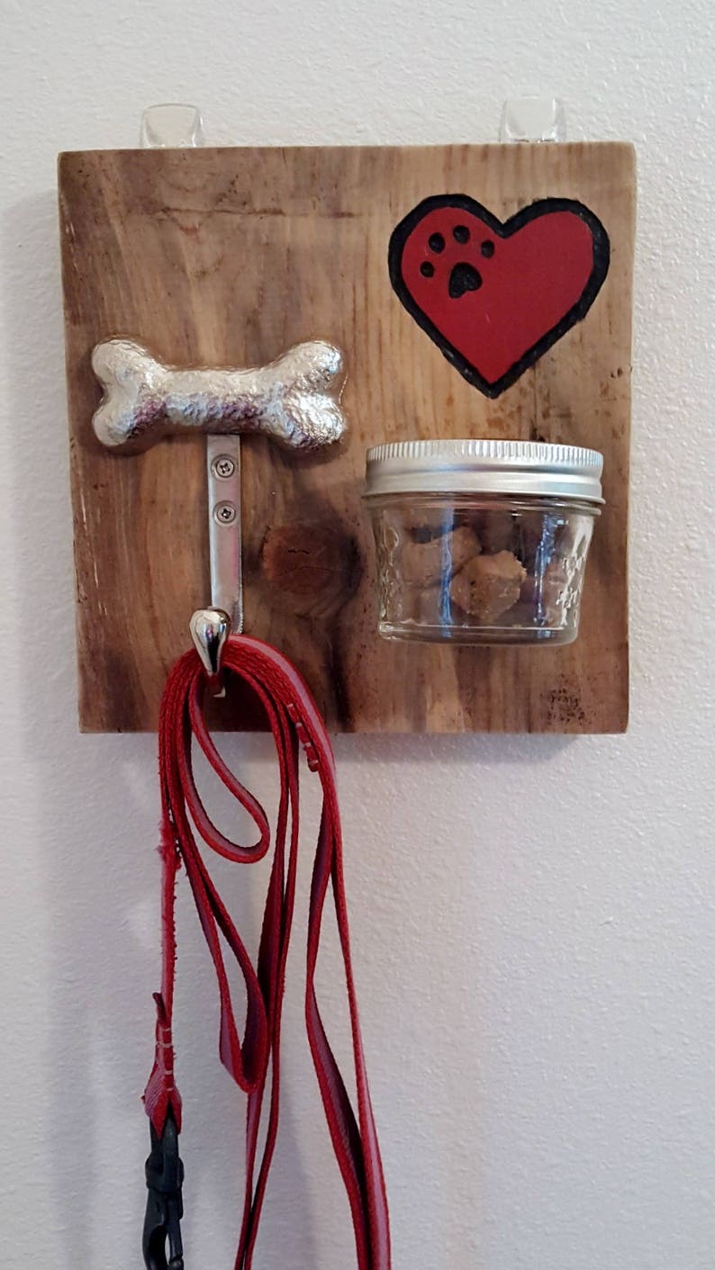 Dog Walk Station Leash and Treat Holder with Doggie Bags Etsy