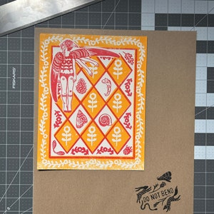 Cut and Gather, Risograph Print