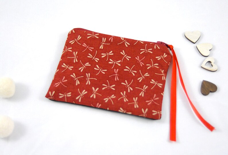Coin purse choice 3 red or yellow or black