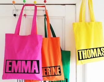 Tote Bag Personalizado - Colores brillantes del arcoíris - Shopping Bag - Regalo - Multicolor - Color Print