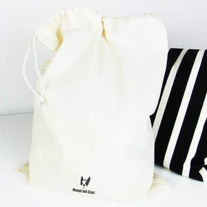 Home And Travel Shoe Bag With Personalised Initials image 3