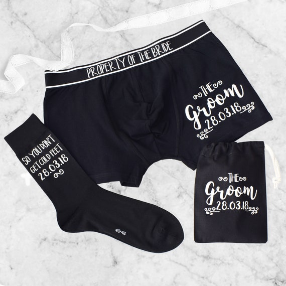 Groom boxer shorts sale