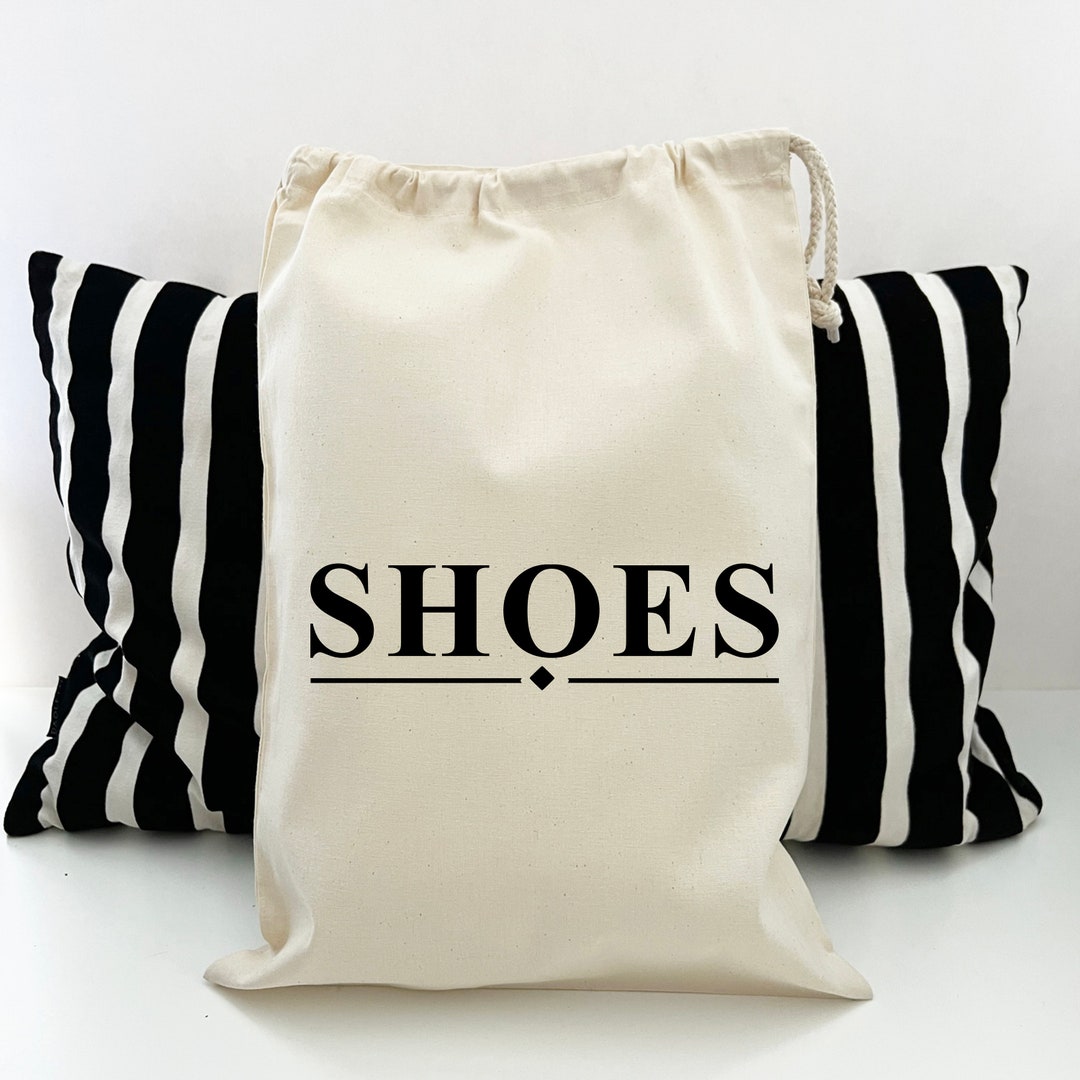 SIMPLE SHOE BAG Home and Travel Shoe Bag Dust Bag for Shoes Etsy