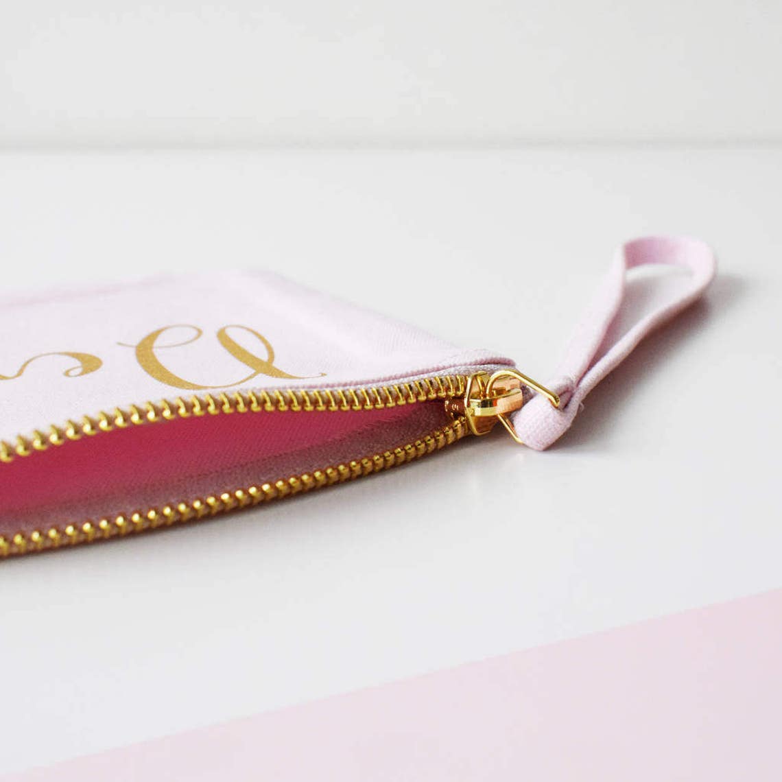 personalised canvas pouch
