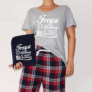 Personalised &#39;Is Brilliant At&#39; Ladies Pyjamas, PJ Set