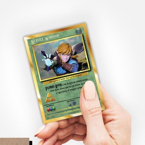 Zelda : Tears of the Kingdom Trading Card - Collection Fan Art de Link et Zelda