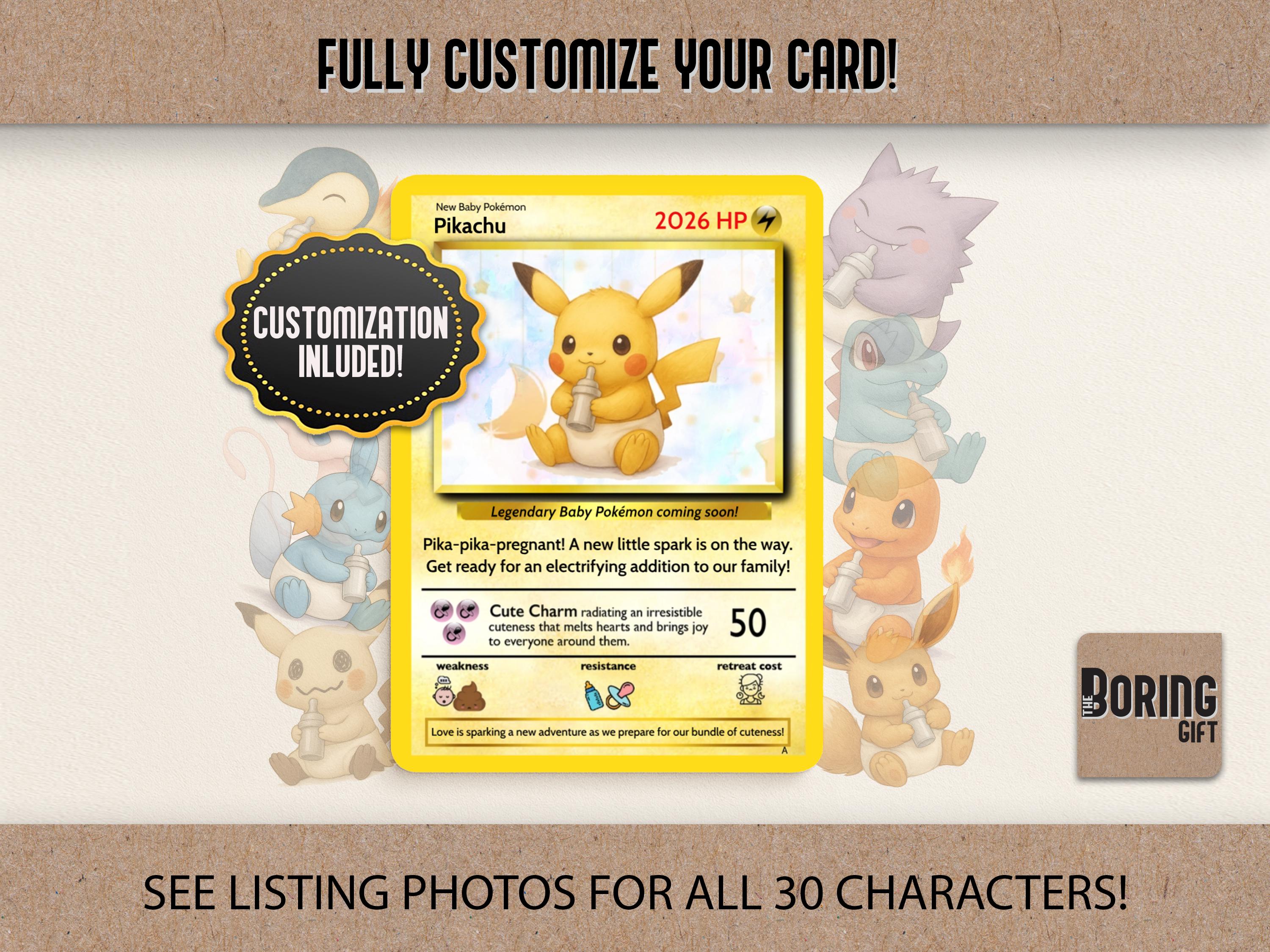 we will buy your pokemon cards Wedding Card